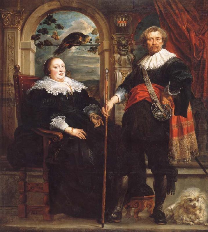 Jacob Jordaens Portrait of Govaert van Surpele and his wife china oil painting image